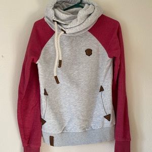 Woman’s cowl neck sweatshirt